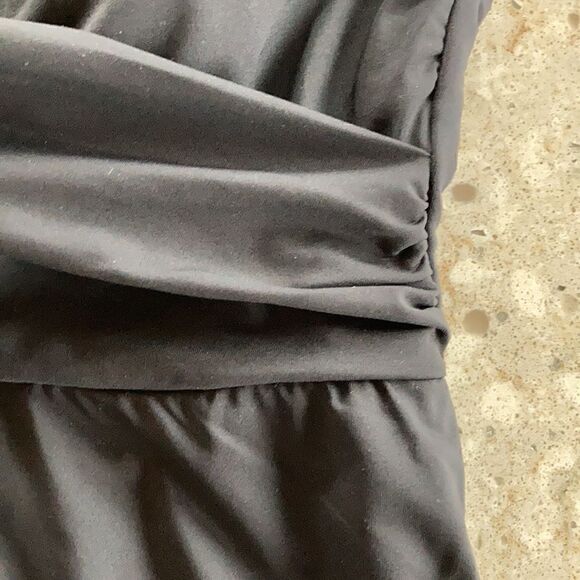 Lands' End Plus Regular Surplice Tummy Control one piece swimsuit black Various - Picture 15 of 15